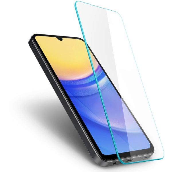 Spigen Protection d'écran en verre trempé GLAStR Slim + Applicator 2-pack Samsung Galaxy A25 (5G)