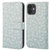 imoshion Étui de téléphone portefeuille Design iPhone 11 - Smoke Green Flowers