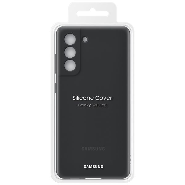 Samsung Original Coque en silicone Galaxy S21 FE - Dark Gray