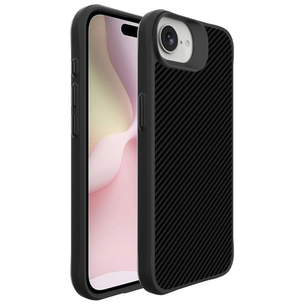 imoshion Rugged Hybrid Carbon Case iPhone 16e - Noir