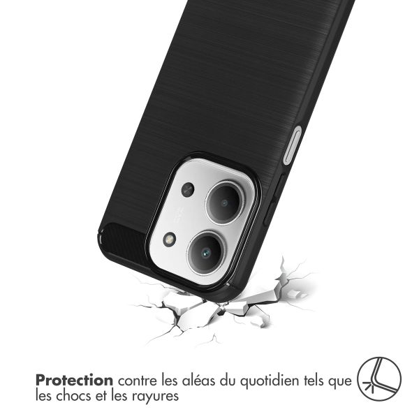 imoshion Coque Brushed Xiaomi Redmi 15C (5G) - Noir