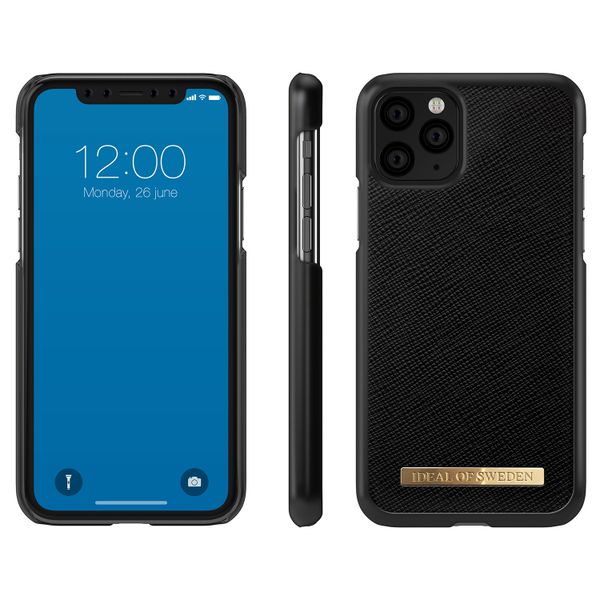 iDeal of Sweden Coque Saffiano iPhone 11 Pro - Noir