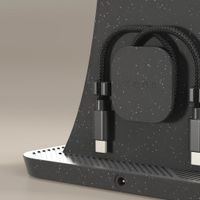 Zens Support de charge pour iPad ou Apple MacBook - 60 Watt - Plastique recyclé