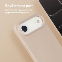 imoshion Coque arrière Color avec cordon amovible et MagSafe Apple iPhone Air - Nude