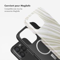 Selencia Coque arrière Vivid Tough avec MagSafe iPhone 15 Pro - Nature Light Brown