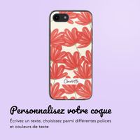 Coque personnalisée avec des fleurs iPhone SE (2022 / 2020) / 8 / 7 - Transparent