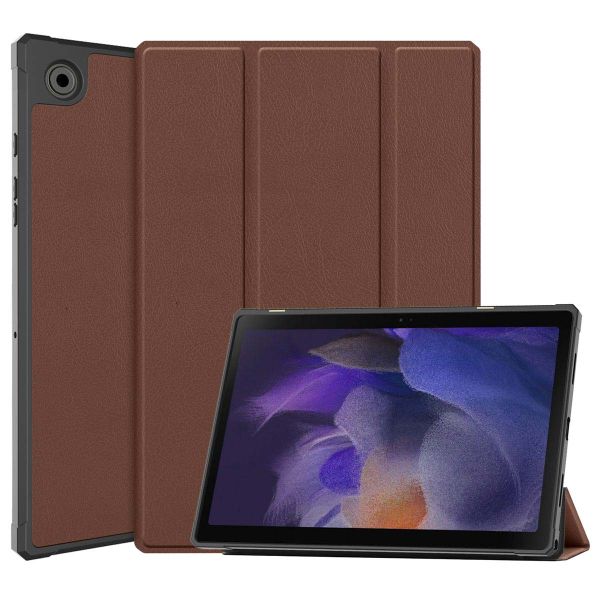 imoshion Coque tablette Trifold Samsung Galaxy Tab A8 - Brun