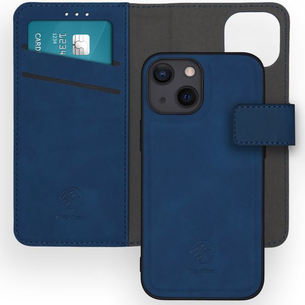 imoshion Etui de téléphone de type portefeuille 2-en-1 iPhone 13 Mini - Bleu