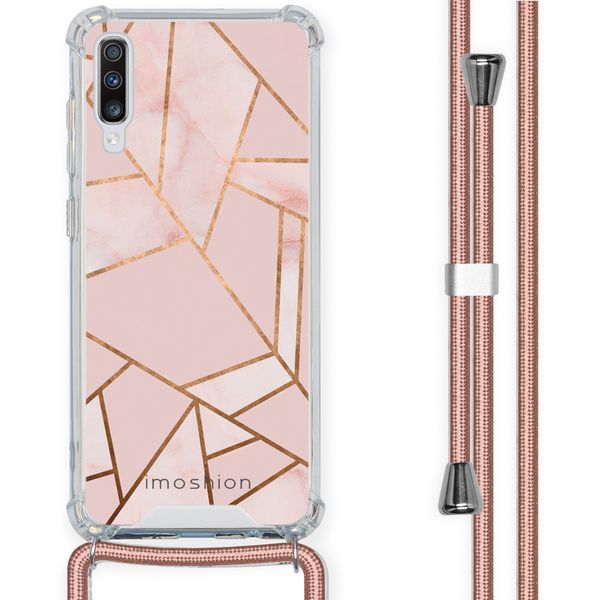 imoshion Coque Design avec cordon Samsung Galaxy A70 - Pink Graphic