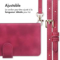 imoshion Etui de téléphone portefeuille avec cordon Samsung Galaxy A56 - Rouge