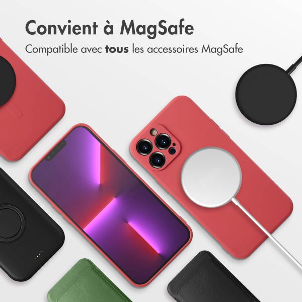 imoshion Coque Couleur avec MagSafe iPhone 13 Pro Max - Dusty Rose