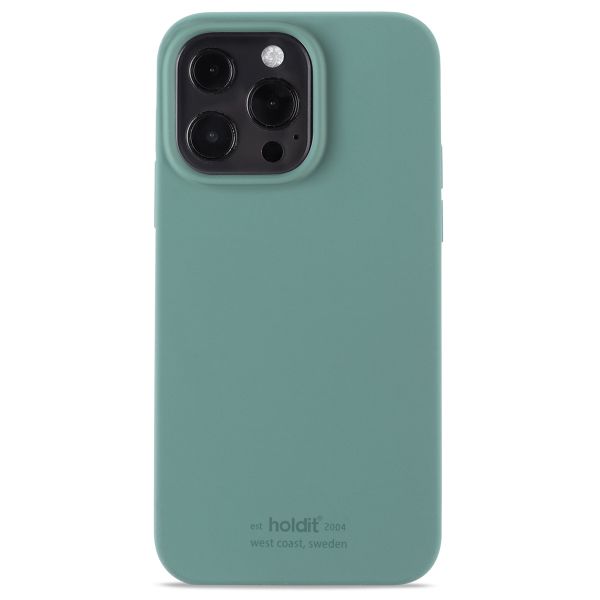 Holdit Coque Silicone iPhone 13 Pro - Moss Green