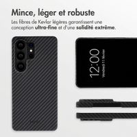 Accezz Coque Kevlar® MagSafe Samsung Galaxy S26 Ultra - Noir