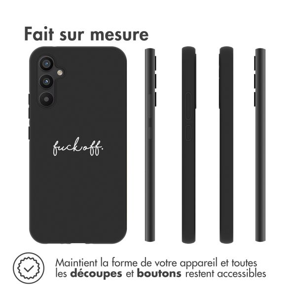 imoshion Coque Design Samsung Galaxy A34 (5G) - Fuck Off - Noir