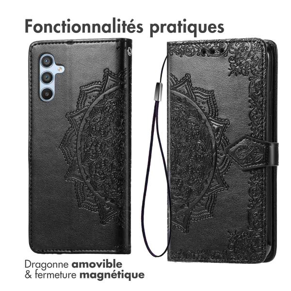 imoshion Etui de télephone Mandala Samsung Galaxy A56 - Noir
