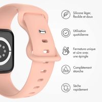 imoshion Bracelet en silicone⁺ Apple Watch Series 1 á 10 / SE / Ultra (2) (44/45/46/49 mm) - Vintage Rose - Taille M/L