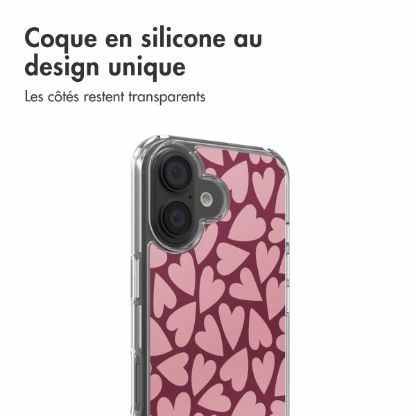 imoshion Coque Design Apple iPhone 16 - Hearty Blush