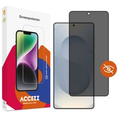 Accezz Protection d'écran en verre trempé Privacy Samsung Galaxy S25 Edge