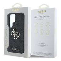 Guess Coque 4G Metal Logo Backcover Samsung Galaxy S25 Ultra - Noir