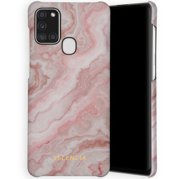 Selencia Coque Maya Fashion Samsung Galaxy A21s - Marble Rose