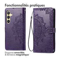 imoshion Etui de télephone Mandala Samsung Galaxy S25 Plus - Violet