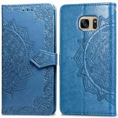 imoshion Etui de téléphone portefeuille Mandala Samsung Galaxy S7 - Turquoise