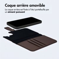 imoshion Étui portefeuille luxe 2-en-1 amovible Samsung Galaxy A57 (5G) - Marron
