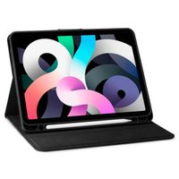 Spigen Coque tablette Liquid Air Folio iPad Air 11 pouces (2024) M2 / Air 5 (2022) / Air 4 (2020) - Black