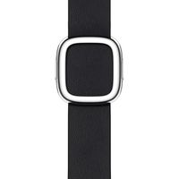 Apple Leather Band Modern Buckle Apple Watch Series 1 á 9 / SE (38/40/41 mm) | Series 10 (42 mm) - Taille M - Midnight