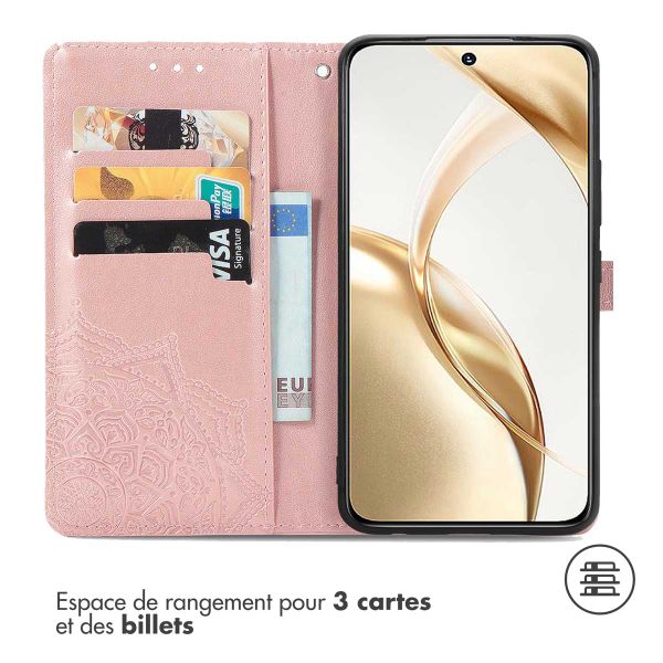 imoshion Etui de télephone Mandala Honor 200 - Rose Doré