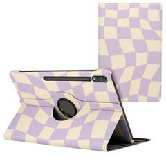 imoshion Coque Design rotatif à 360° Samsung Galaxy Tab S10 Ultra / Tab S9 Ultra - Dancing Cubes