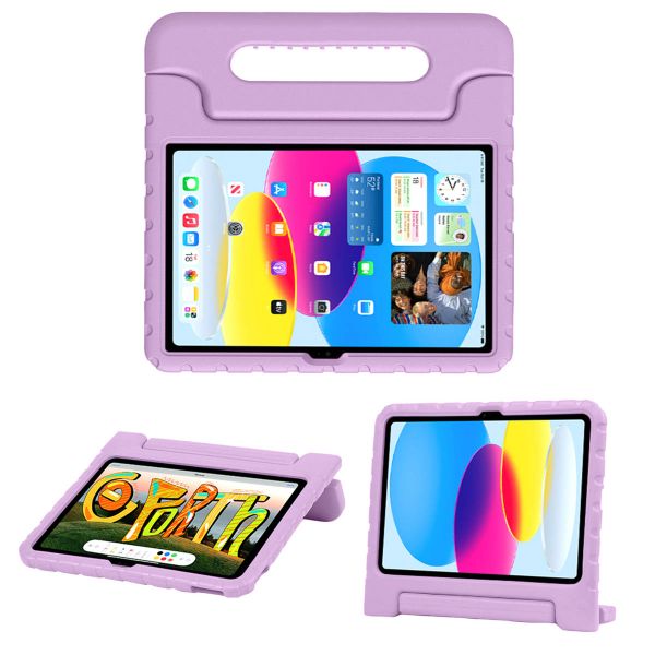 imoshion Coque kidsproof avec poignée iPad 11 (2025) 11 pouces / iPad 10 (2022) 10.9 pouces - Lila