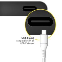 Accezz Câble Lightning vers USB-C - Certifié MFi - 1 mètre - Blanc