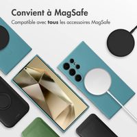 imoshion Coque Couleur avec MagSafe Samsung Galaxy S25 Ultra - Smoke Green