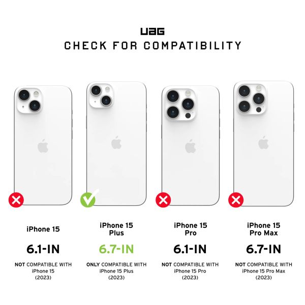 UAG Protection d'écran en verre trempé Shield Plus Apple iPhone 15 Plus