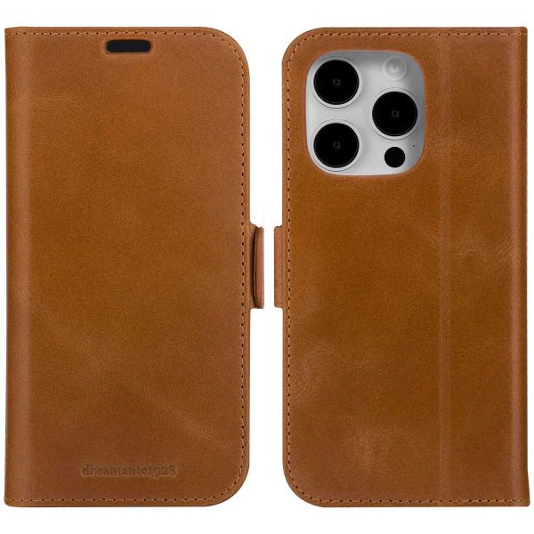 dbramante1928 Étui de télephone portefeuille Apple iPhone 15 Pro - Marron