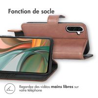 imoshion Étui de téléphone portefeuille Luxe Samsung Galaxy A36 - Brun