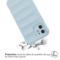 imoshion Coque arrière EasyGrip iPhone 12 - Bleu clair