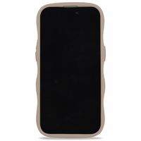 Holdit Coque Wavy iPhone 14 Pro Max - Mocha Brown / Transparent