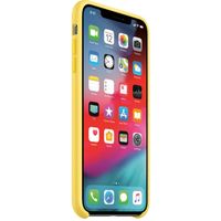 Apple Coque en silicone Apple iPhone Xs Max - Canary Yellow