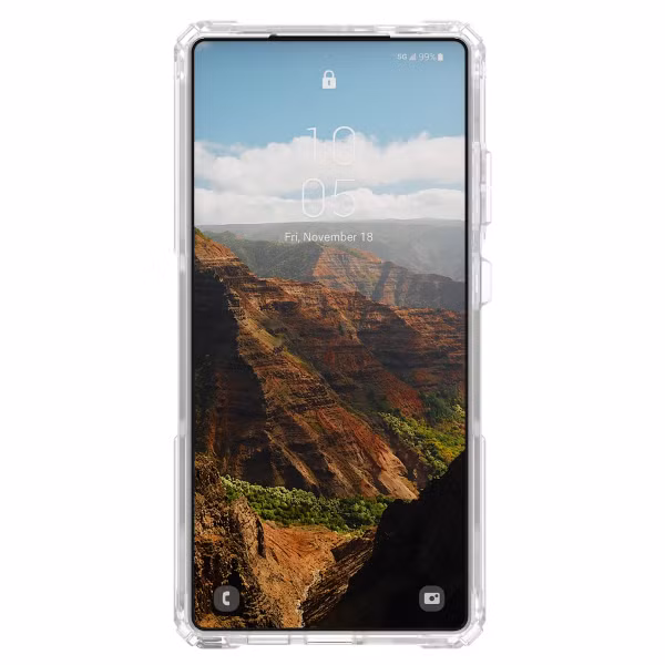 UAG Coque Plasma XTE MagSafe Samsung Galaxy S25 Ultra - Clear Titanium