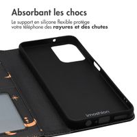 imoshion Étui de téléphone portefeuille Design Motorola Moto G34 - Sky Black