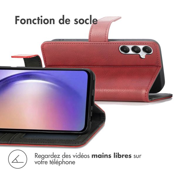 imoshion Étui de télephone portefeuille Samsung Galaxy A55 - Rouge