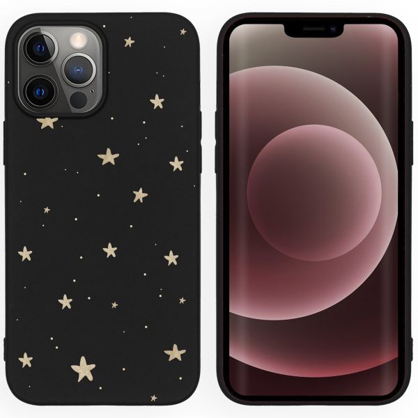 imoshion Coque Design Apple iPhone 13 Pro Max - Etoiles / Noir