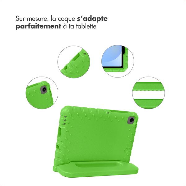 imoshion Coque kidsproof avec poignée Samsung Galaxy Tab A11 / A9 8.7 pouces - Vert