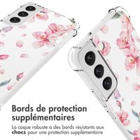 imoshion Coque Design avec cordon Samsung Galaxy S22 - Blossom Watercolor