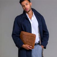 dbramante1928 Skagen Pro+ Sleeve - Pochette ordinateur 13 pouces - Cuir véritable - MacBook Pro 13 pouces / Air 13 pouces - Tan