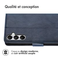 imoshion Étui de téléphone portefeuille Luxe Samsung Galaxy S25 Plus - Bleu foncé