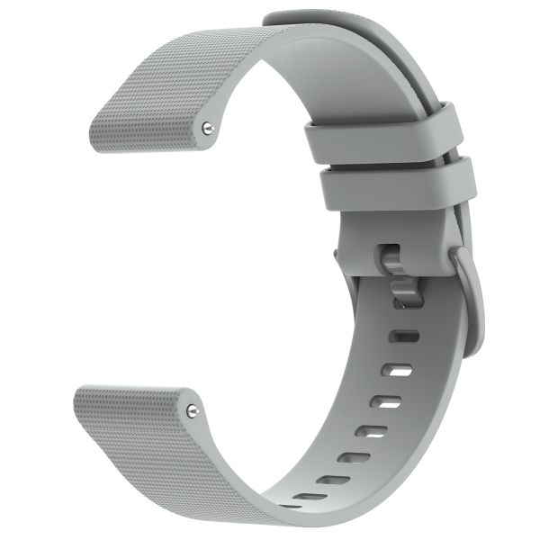 imoshion Bracelet sport en silicone avec boucle - Connexion universelle 22 mm - Gris