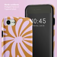 Selencia Coque arrière Vivid Tough iPhone SE (2022 / 2020) / 8 / 7 / 6(s) - Modern Bloom Pink